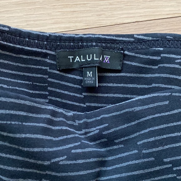 Talula By Aritzia striped leggings Sz. M - Picture 4 of 5